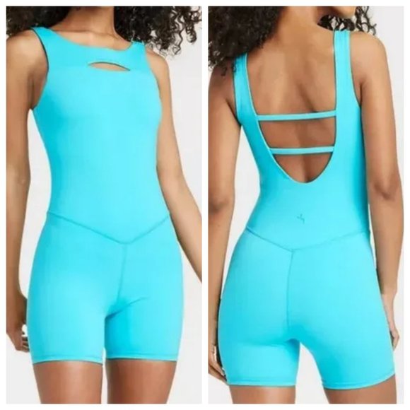 JoyLab Pants & Jumpsuits Nwt Joylab Womens Cut Out Aqua Blue